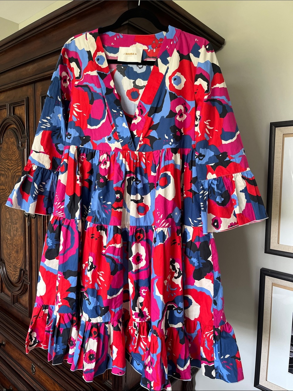 La Double J Editions Short Jennifer Jane Floral Tiered Dress